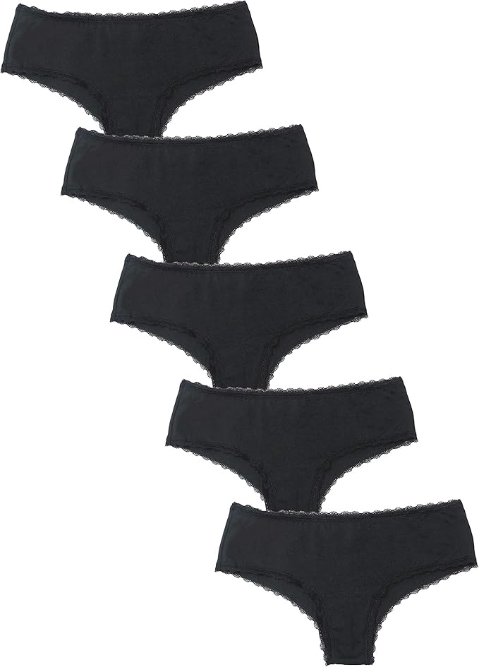 Underwear Comfortable Soft Lace Trim Panties Briefs 0943