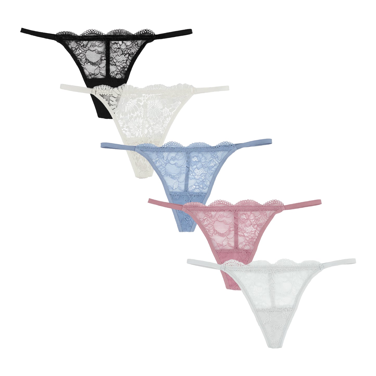 Sexy Cheeky Lace G-Strings Thongs T Back Underwear 1502