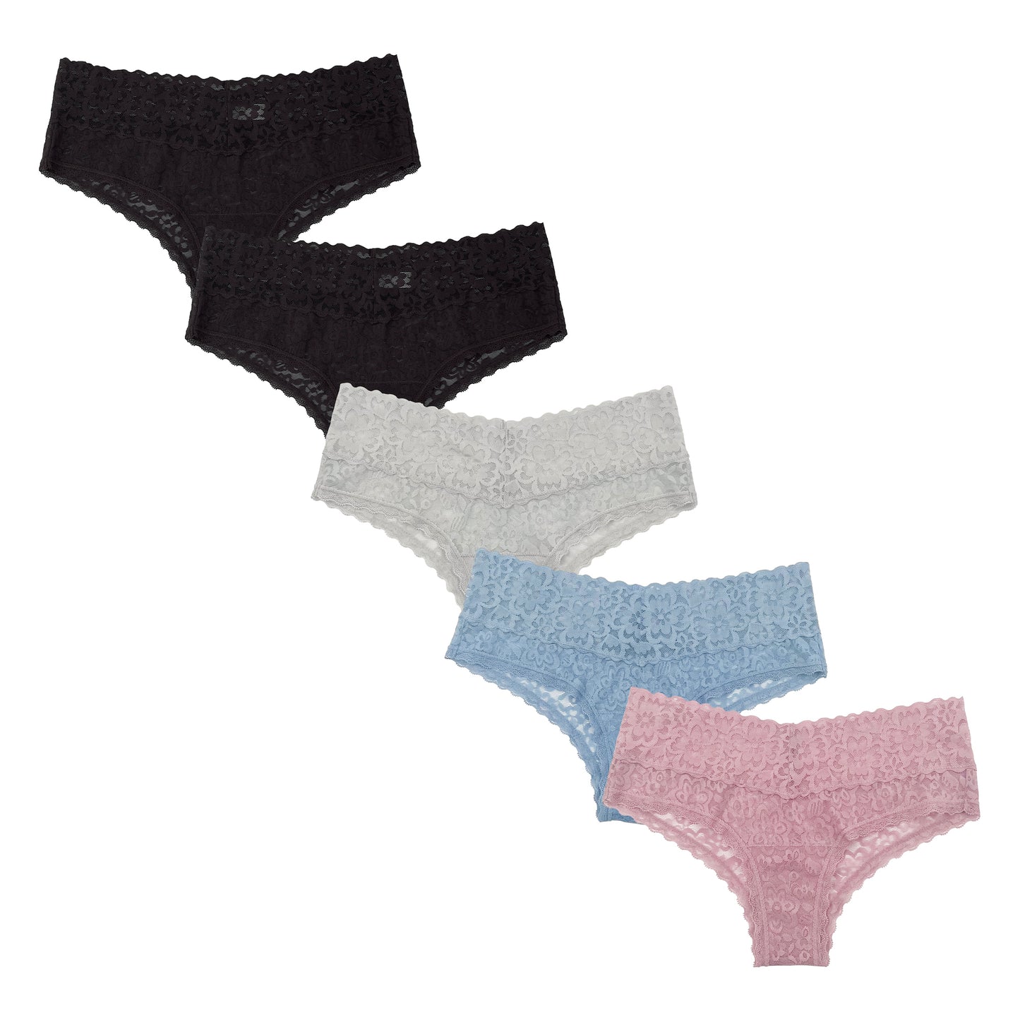 Underwear Soft Stretch Sexy Comfy Lace Cheeky Hipster Bikini Panties 1503
