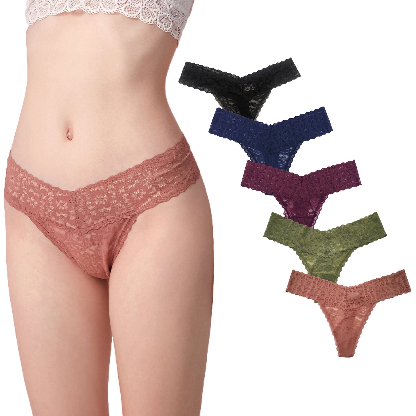 Lace Underwear Soft Sexy Thongs 1501