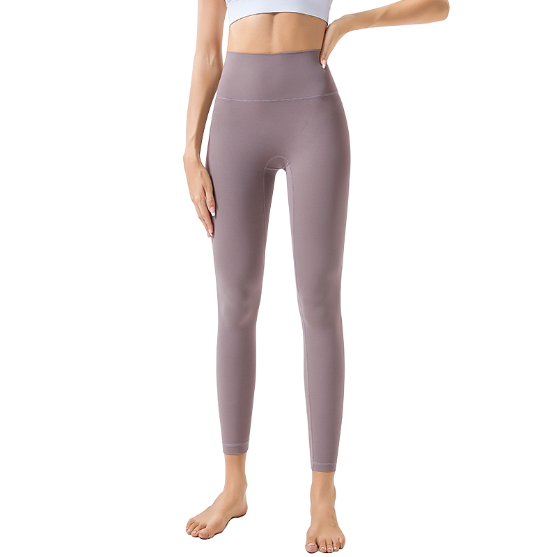 Women High Waisted Stretchy Basic Yoga Pants Workout Tummy Control Leggings with Back Pocket CK219