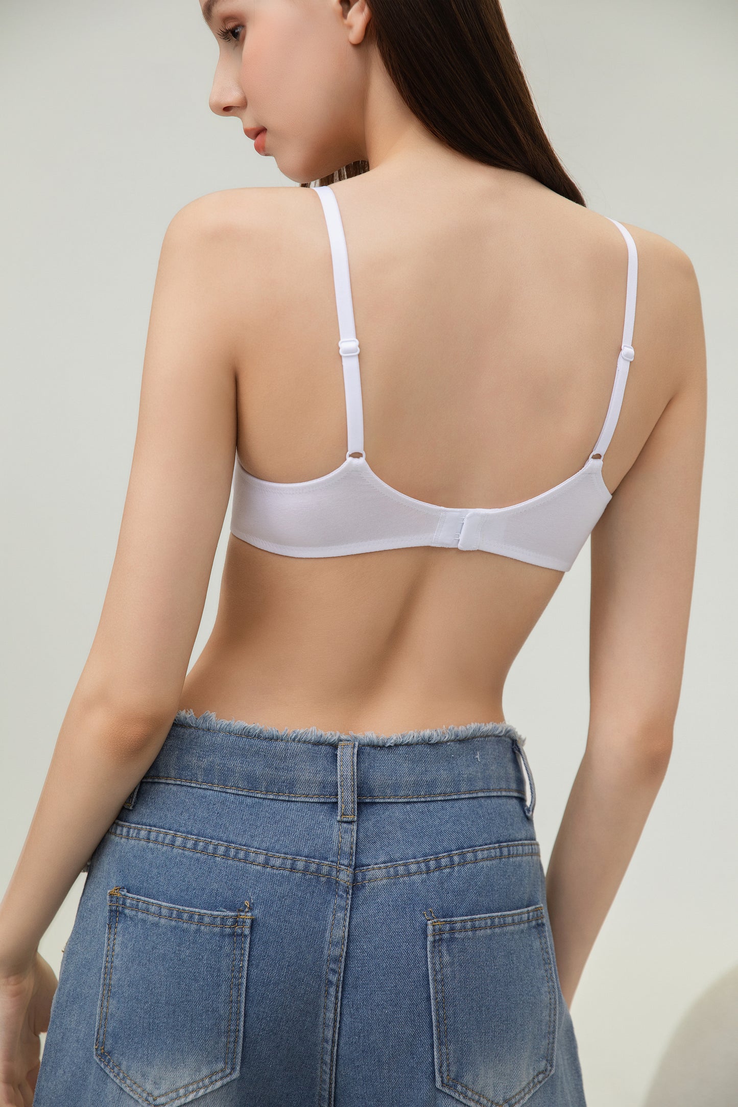 Cotton Soft Stretch Comfortable Padded Wireless Bra MS006